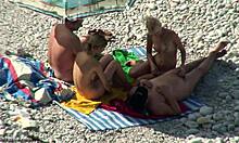 Collecting data with nudists at the shore, using spy-cam